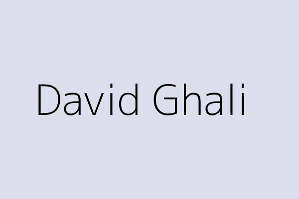 David Ghali